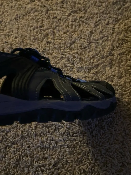 Ozark Trail Gray and Blue Men's Sport Sandals - Picture 7 of 7